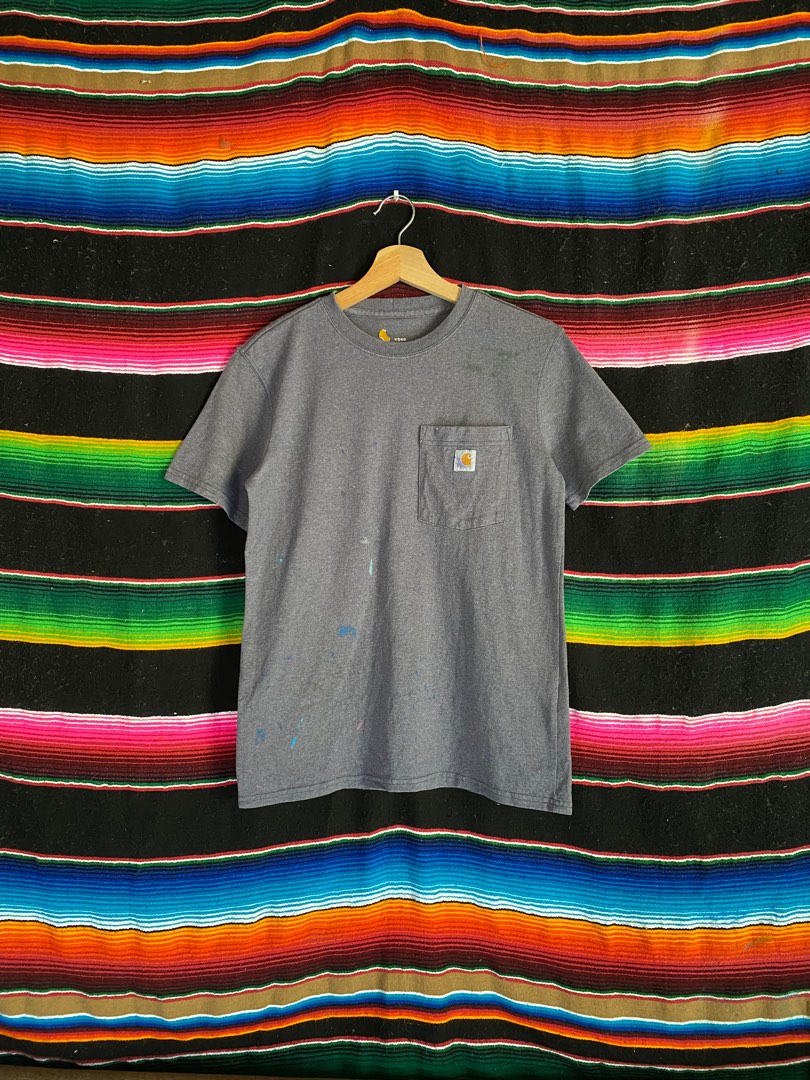 CARHARTT PAINT SPLATTER, Men's Fashion, Tops & Sets, Tshirts & Polo