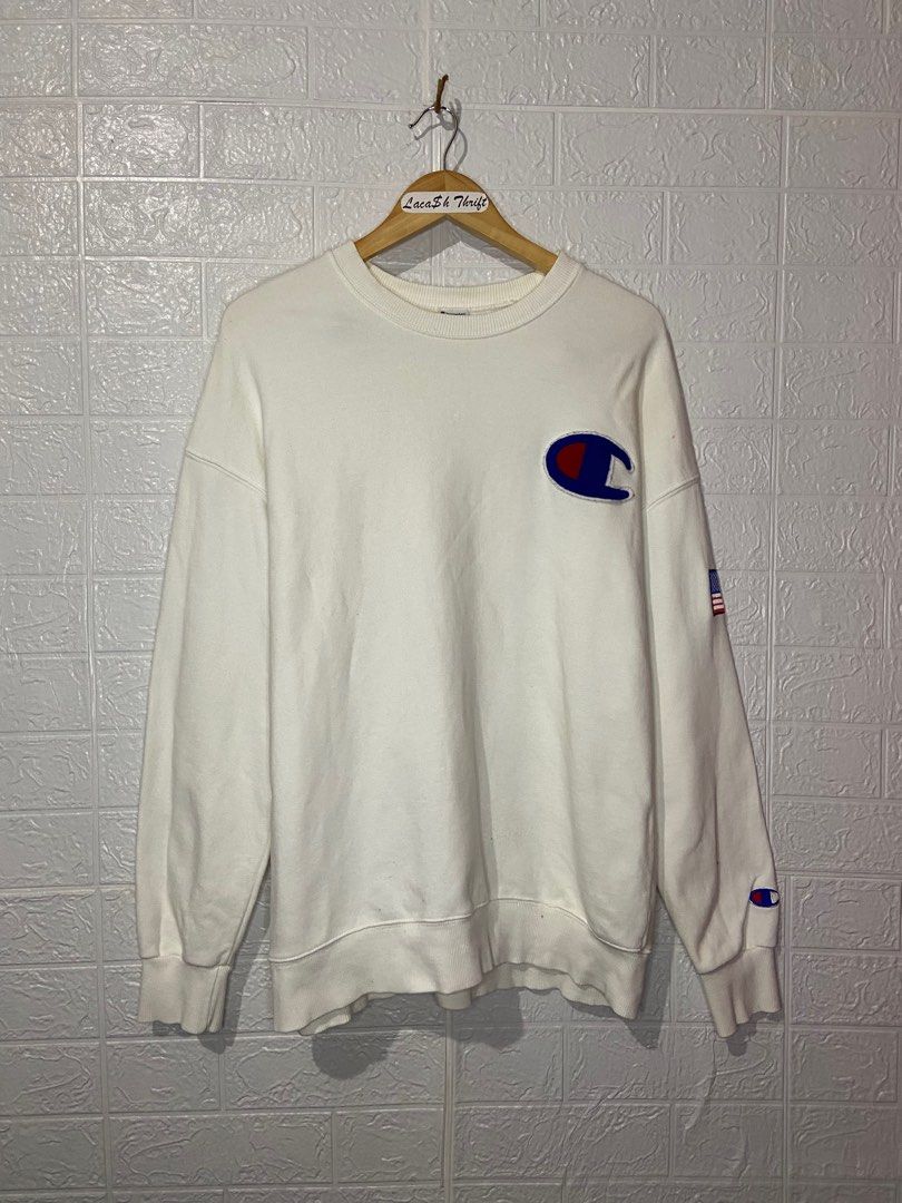 Champion big online c crewneck sweatshirt