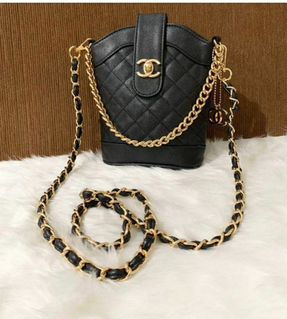 Chanel bucket handbag (Category: Bags & Wallets) located in Klang. Submitted by NSH.Corner (Listing ID 1238523997, Image 2). Description: Chanel bucket handbag Condition like new. Used twice to function Pls pm me if you are interested. #No fussy #No refund #No return.