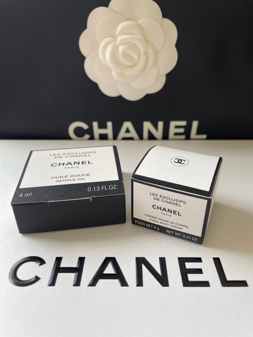 Chanel Les Exclusive Body oil and cream set, 美容＆化妝品, 沐浴＆身體護理, 沐浴及身體護理-  身體護理- Carousell