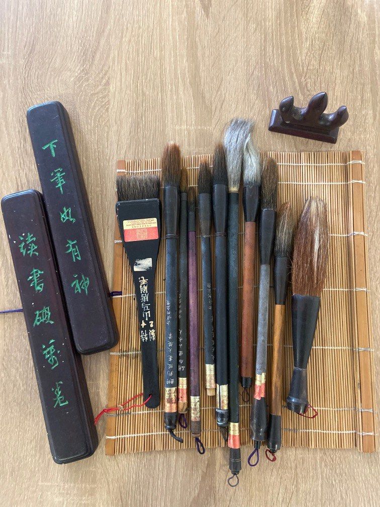 Chinese calligraphy brush set