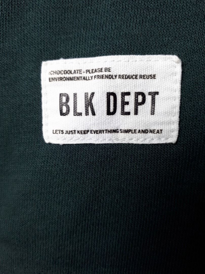 Chocoolate Blk Dpt Black Side Zip Long Sleeve Crewneck (Category: Tshirts & Polo Shirts ) located in Quezon City. Submitted by bluebeetle (Listing ID 1238601025, Image 3). Description: Chocoolate Blk Dpt Black Side Zip Long Sleeve Crewneck Color: Green Issue: Minimal fading Condition: Good Size on Tag: S Height x Width: 26.5 x 21.