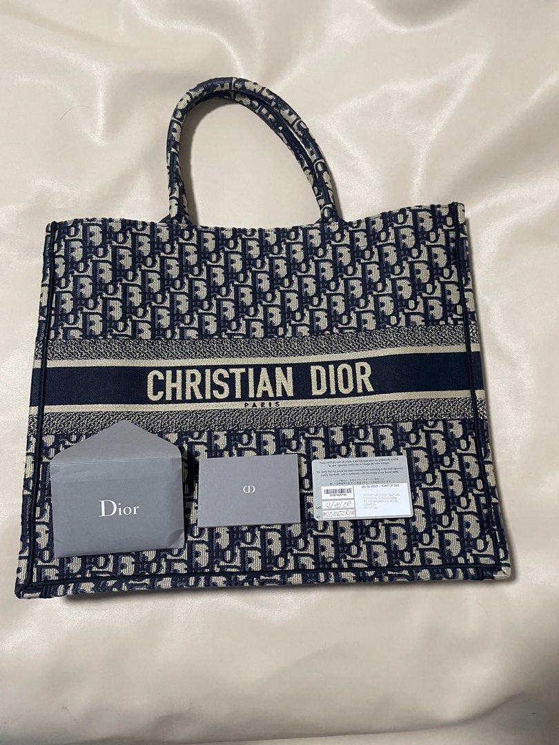 Christian Dior Classic book tote large Women s Fashion Bags
