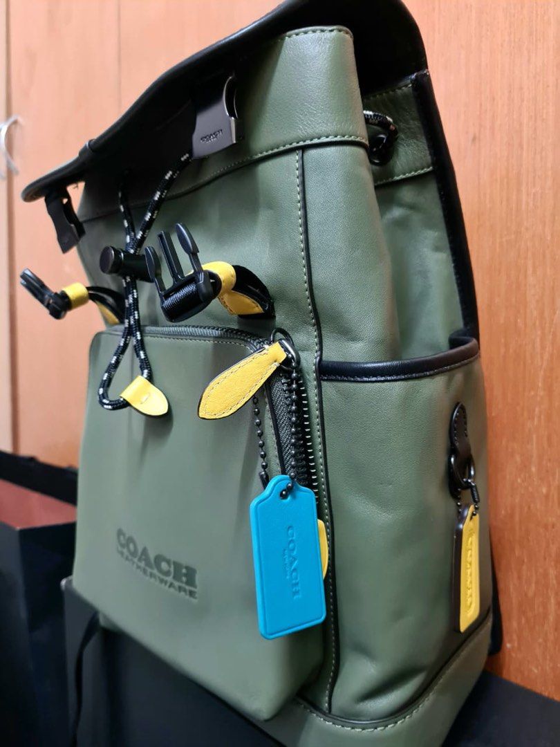 Atari coach backpack top
