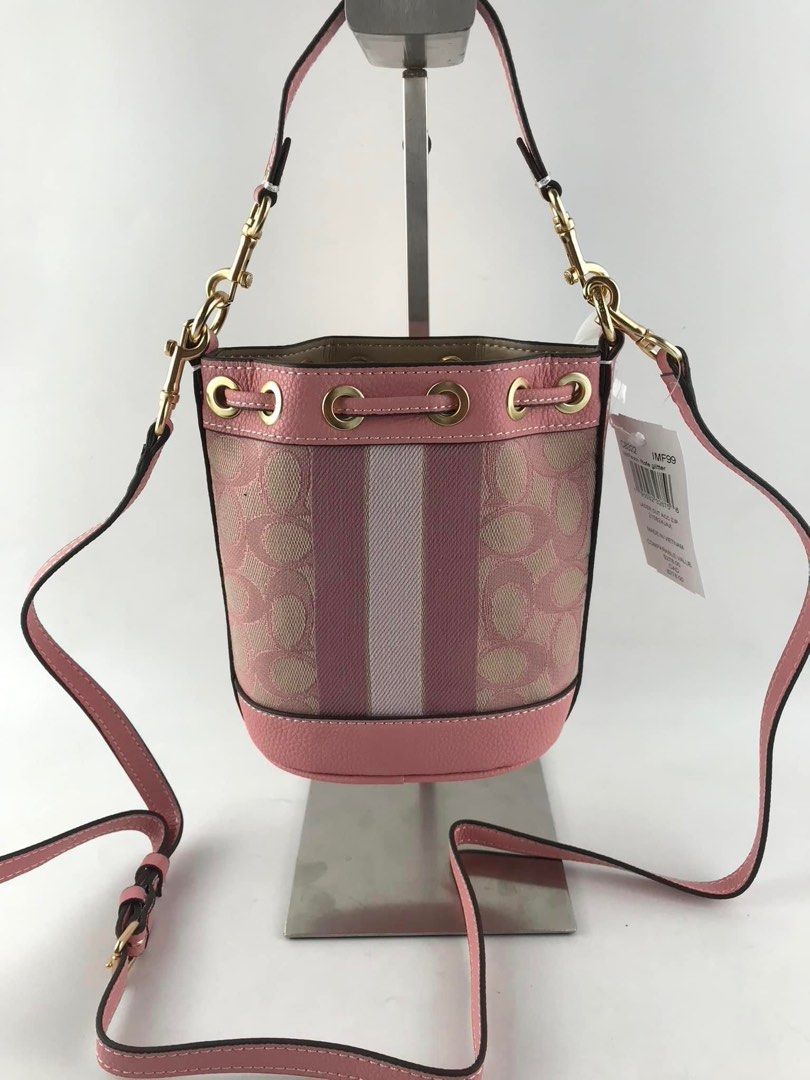Coach demsey bucket (Category: Luxury Bags & Wallets) located in Pasig City. Submitted by mgmanila (Listing ID 1238451137, Image 2). Description: CCH Demsey Small Bucket Dimensions:25x19x11cm 2,400 ✔️Cash on Pickup (COP) via LBC available ✔️Cash on Delivery (COD) available within Metro Manila only ✔️MOP: Gcash,Maya And Bank transfer ✔️Shipping via Lalamove, Grab and Joyride ✔️Yes to Same day delivery🥰 ✔️Open for Layaway 📩DM us for more info or 
