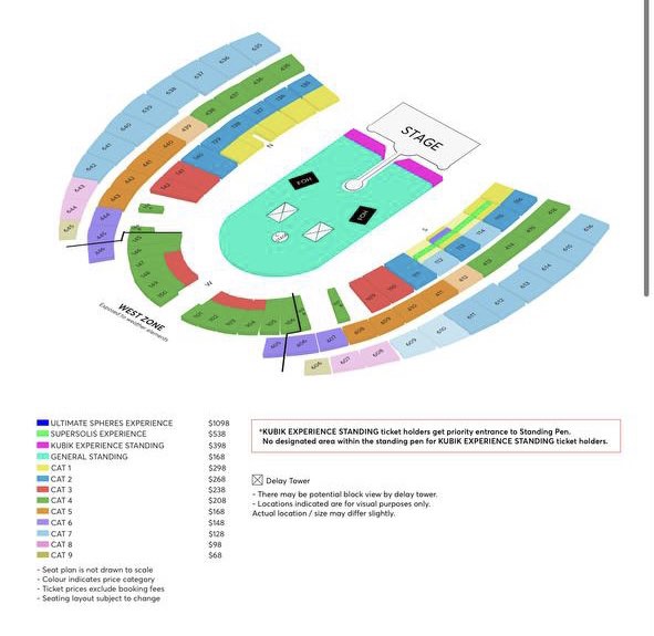 COLDPLAY 2024 CONCERT TICKETS, Tickets & Vouchers, Event Tickets on