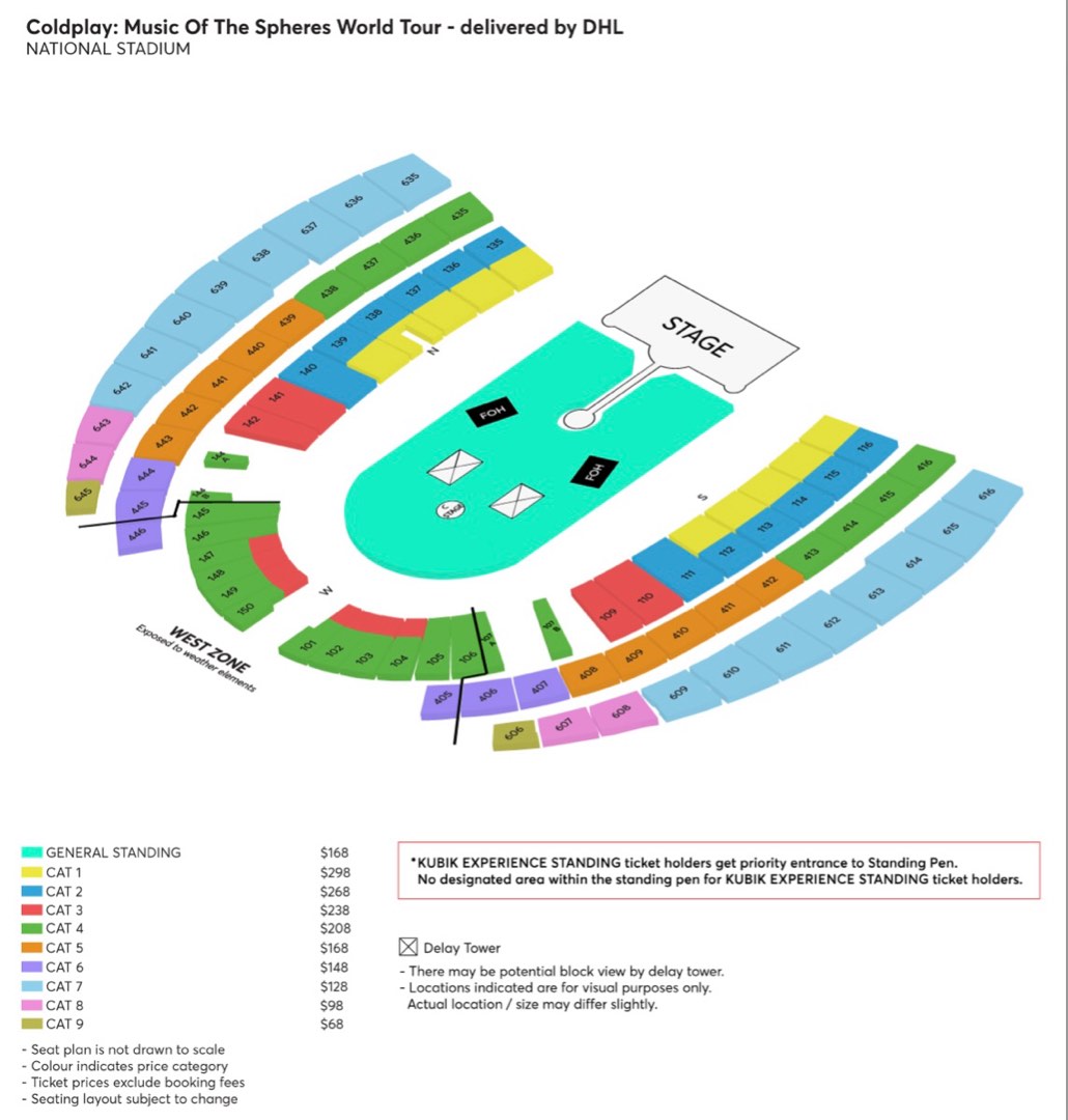 Coldplay Concert 2024, Tickets & Vouchers, Event Tickets on Carousell