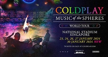 Coldplay Singapore 6x General Standing - Friday 26.01.24