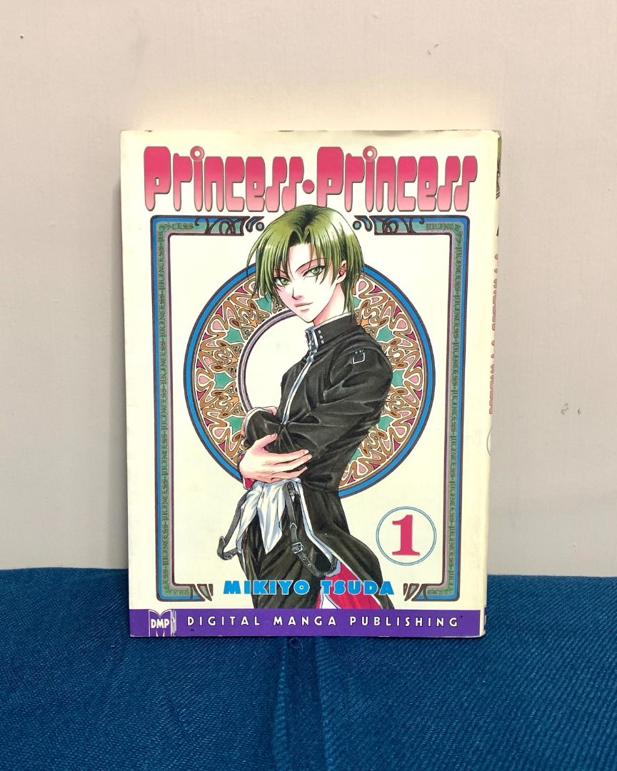 COMPLETE SET! Princess Princess by Mikiyo Tsuda (Category: Comics & Manga) located in San Juan City. Submitted by optberries (Listing ID 1238505074, Image 3). Description: COMPLETE SET! Princess Princess by Mikiyo Tsuda - Good condition - Selling as a SET (All 5 volumes) - Comes with cover sleeves for every volume - The manga covers have short panels of gender switched stories of the characters called "Prince Prince" - Slightly yellowed pages.