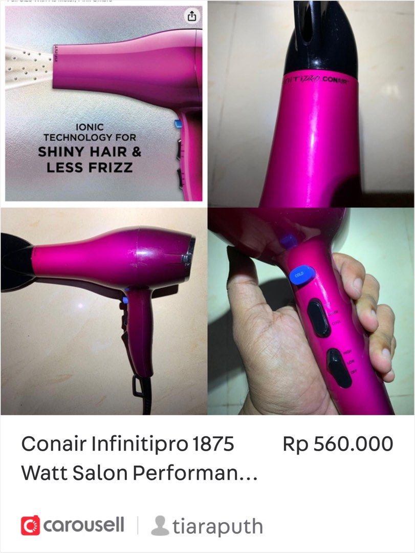 Infiniti pro 1875 clearance watt salon styler