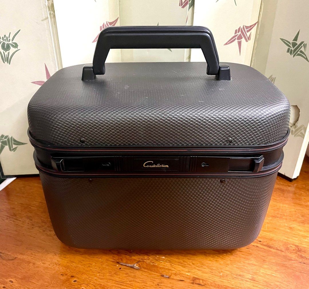 Constellation Vanity Case Metallic Grey No Keys Size 31x21x24cms