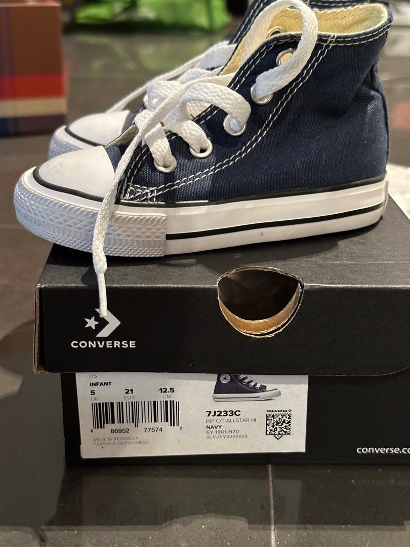 Baby converse store size 5 uk