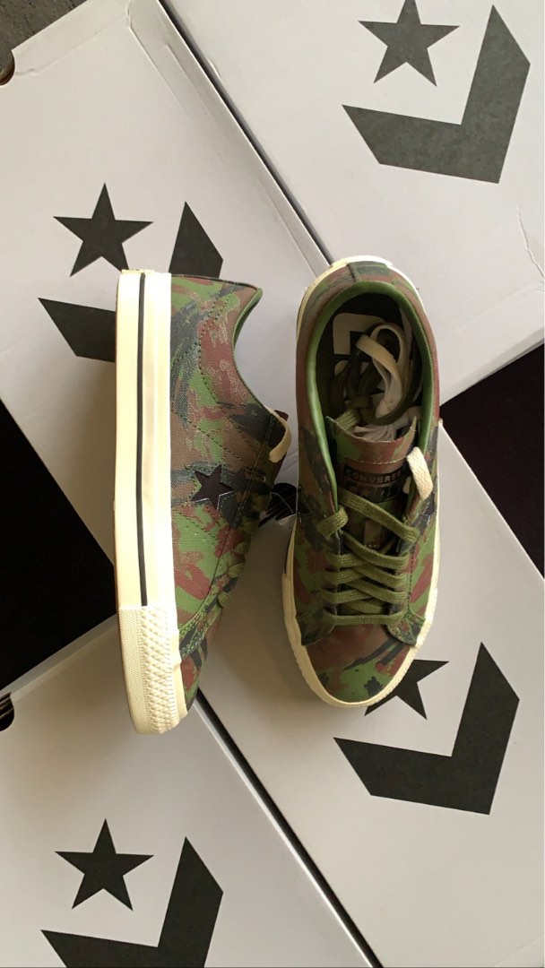 Converse Cons One Star Pro Ox Cypress Green Fesyen Pria Sepatu