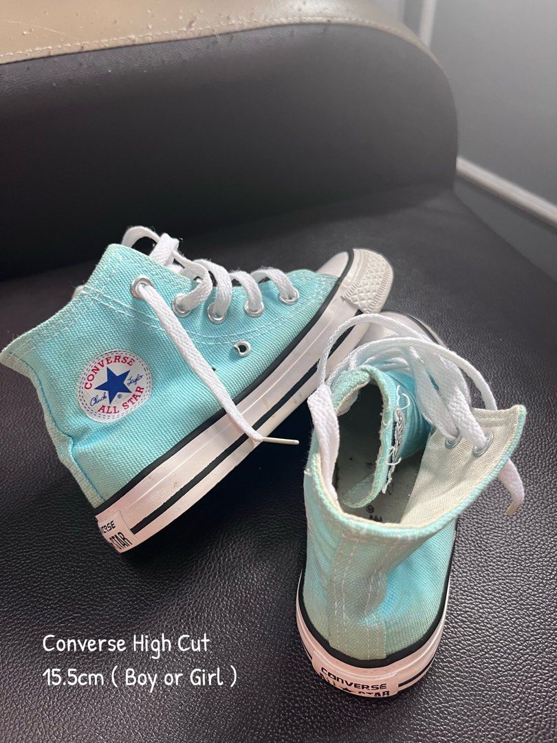 Teal store converse kids
