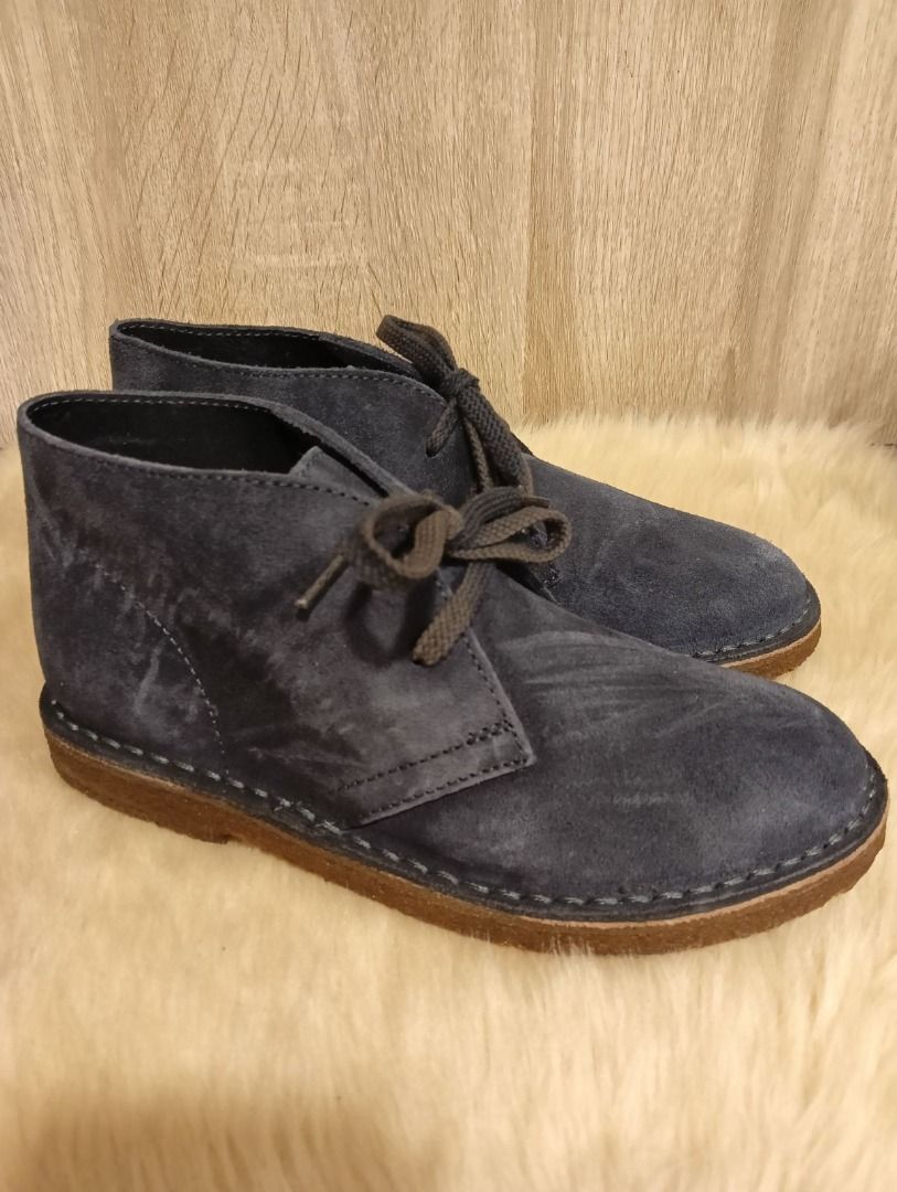 Crewcuts Navy Blue Suede Macalister Boots K2 Babies Kids
