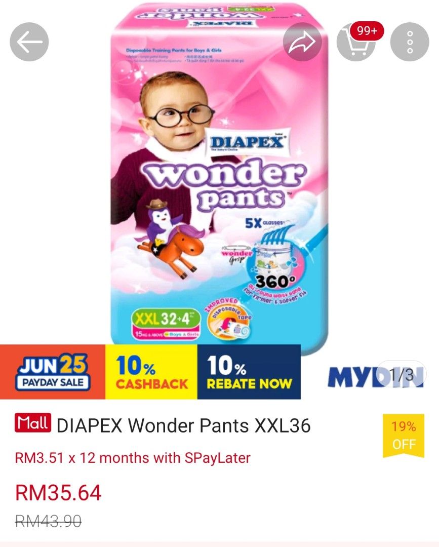Buy Huggies Wonder Pants XX Large Diapers 24 Pieces Each Wonder Pants  Double Baby Diaper Pants with 5 in 1 Comfort Pack of 4 Online at Best  Prices in India - JioMart.