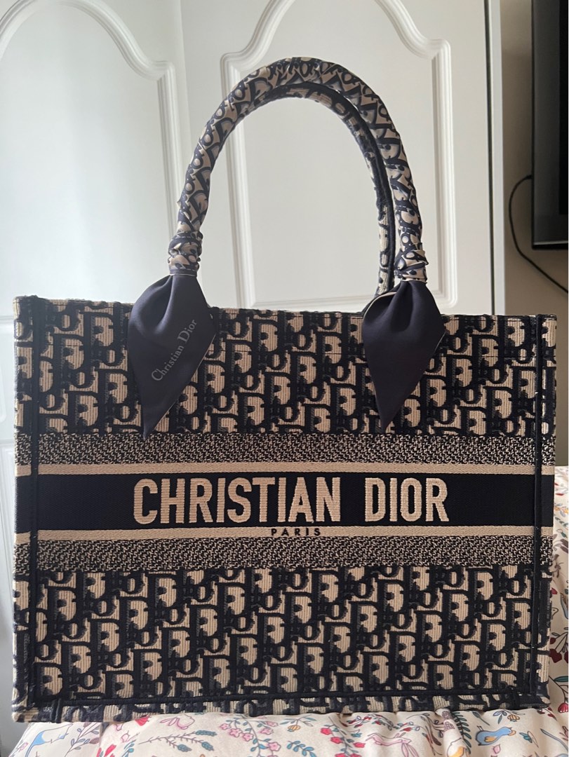 Christian dior book tote bag price top