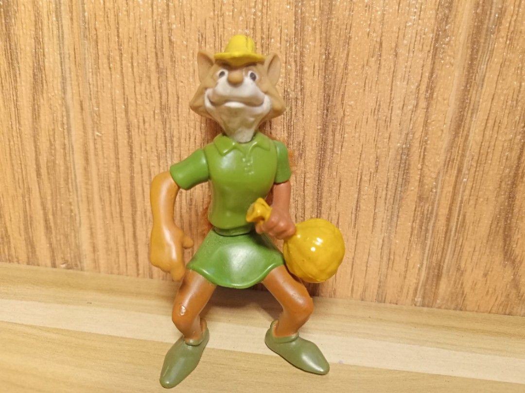 Disney's Robin Hood Figure (Category: Figurines & Statues) located in Las Pinas. Submitted by collectorstavern (Listing ID 1238527533, Image 1). Description: Rare Disney's Robin Hood Figure Please expect some paint issues due to age, bought in Toy Kingdom *WYSIWYG **payment via gcash or paymaya.