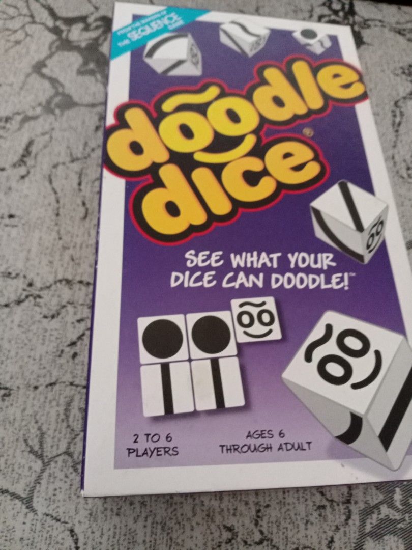 Doodle dice, Hobbies & Toys, Toys & Games on Carousell