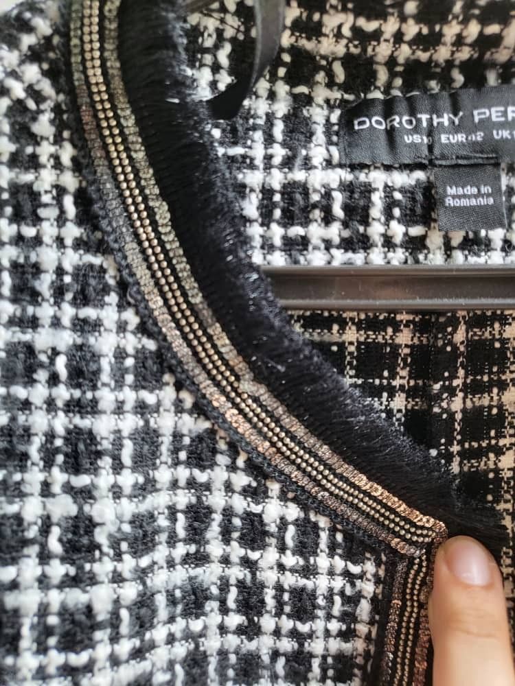 Dorothy perkins white clearance jacket