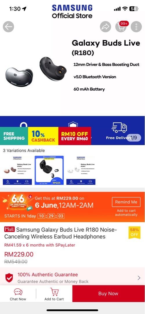 Ear Buds Buds Live Samsung