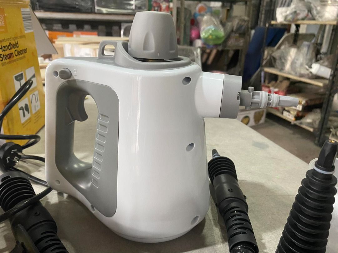 Easy Home Hand Held Steam Cleaner White, Furniture & Home Living