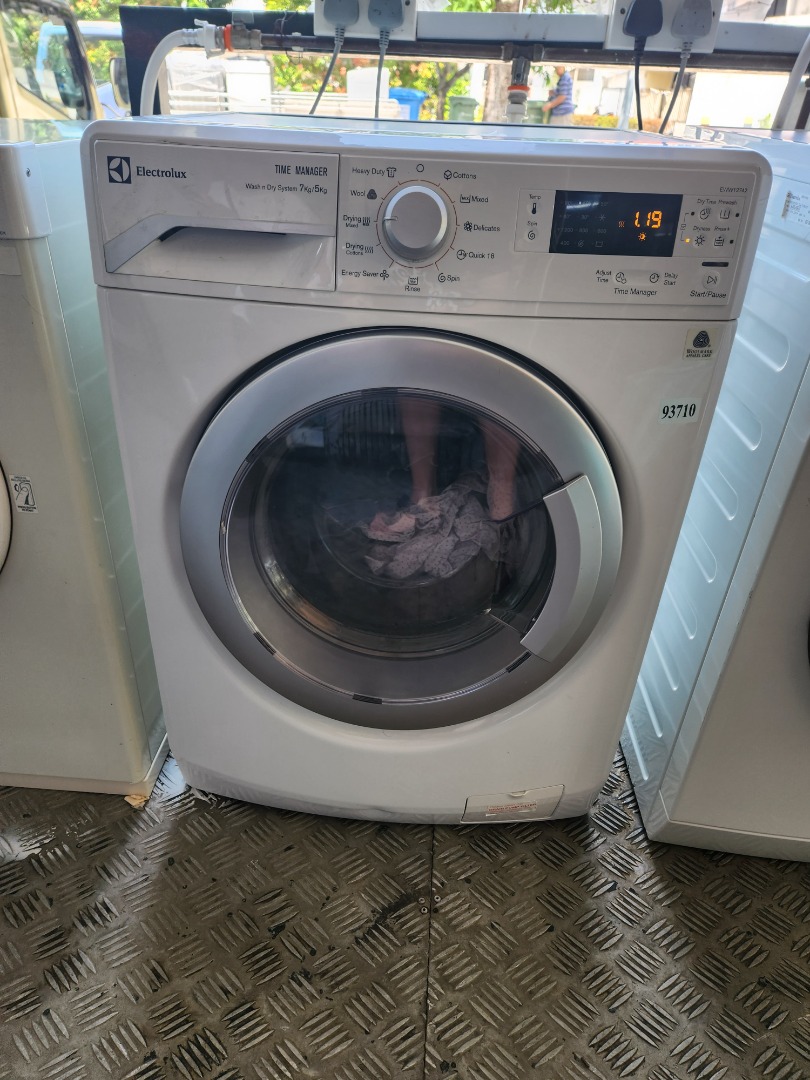 ELECTROLUX Washer & Dryer 7/5kg EWW12753, TV & Home Appliances, Washing