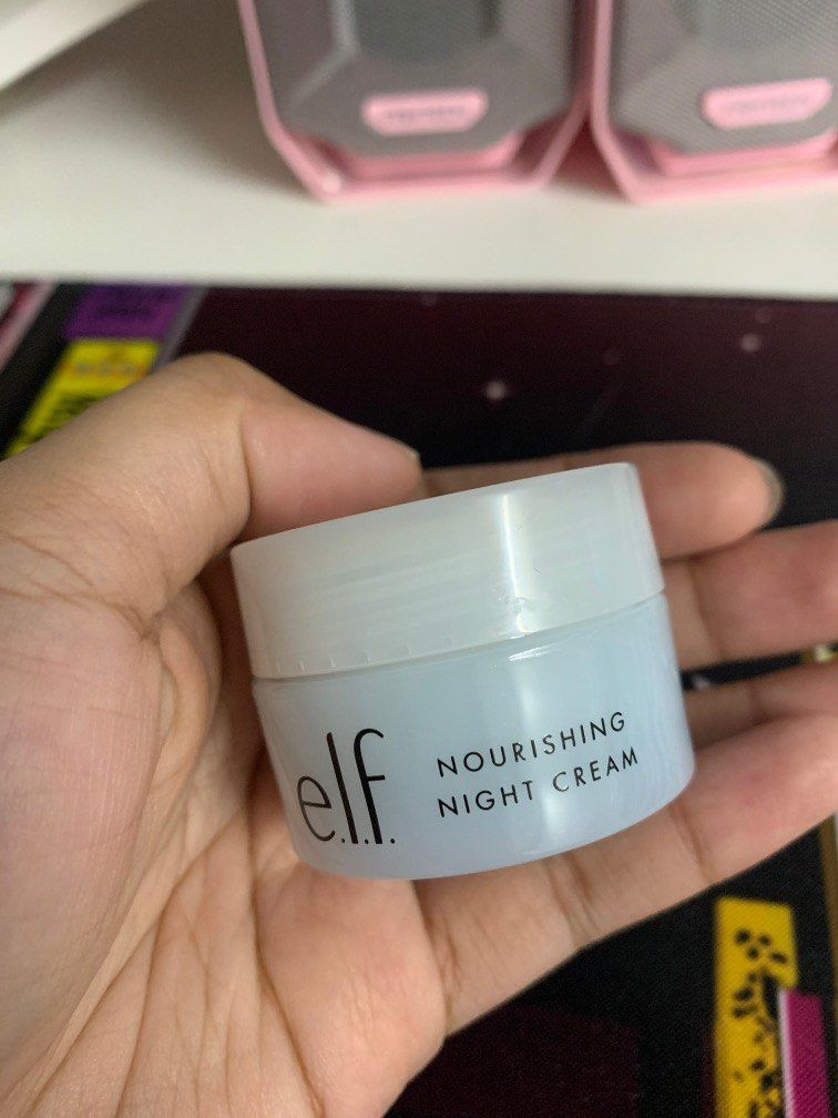 Elf nourishing night cream (Category: Face Care) located in Quezon City. Submitted by caroslime (Listing ID 1238540721, Image 1). Description: Full size price is nego rfs: will not be using, got from a set mop: pnb / gcash (+₱15).
