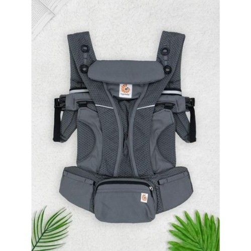 ErgoBaby Carrier OMNI BREEZE Graphite Grey (SoftFlex Mesh), Babies
