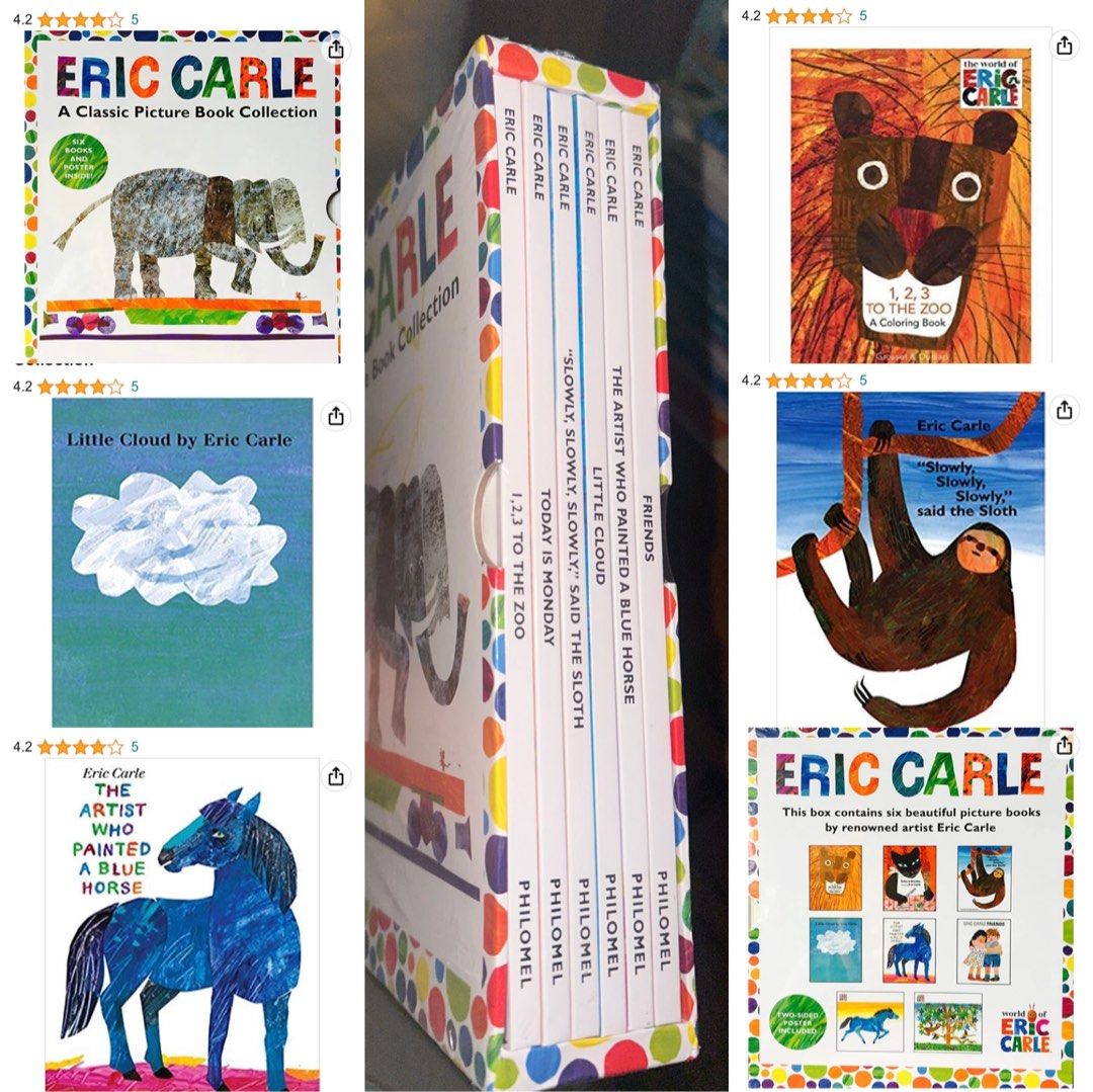 Eric Carle Classic Board Books Set 6 New On Carousell eric-carle-classic-board-books-set-6-new-on-carousell
