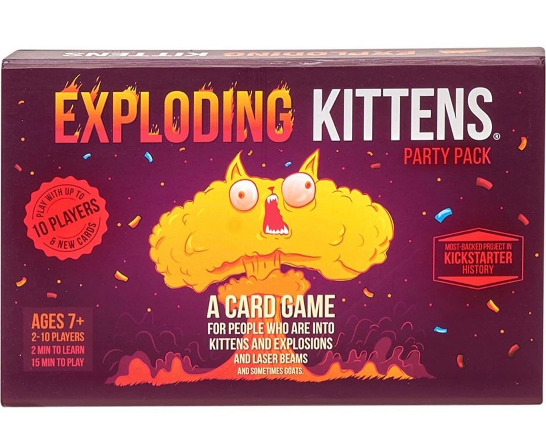 (Authentic) Exploding kittens party pack (210pax) only 5 sets left, Hobbies & Toys, Toys