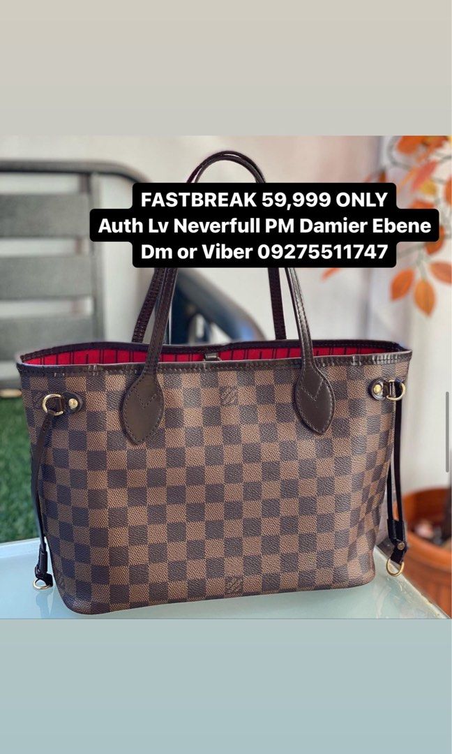 Neverfull PM Damier Ebene - Women - Handbags