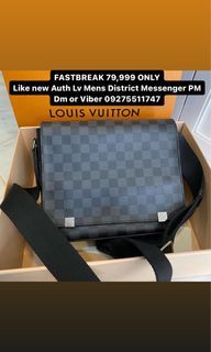 Preloved ❤️ LV District PM damier graphite canvas