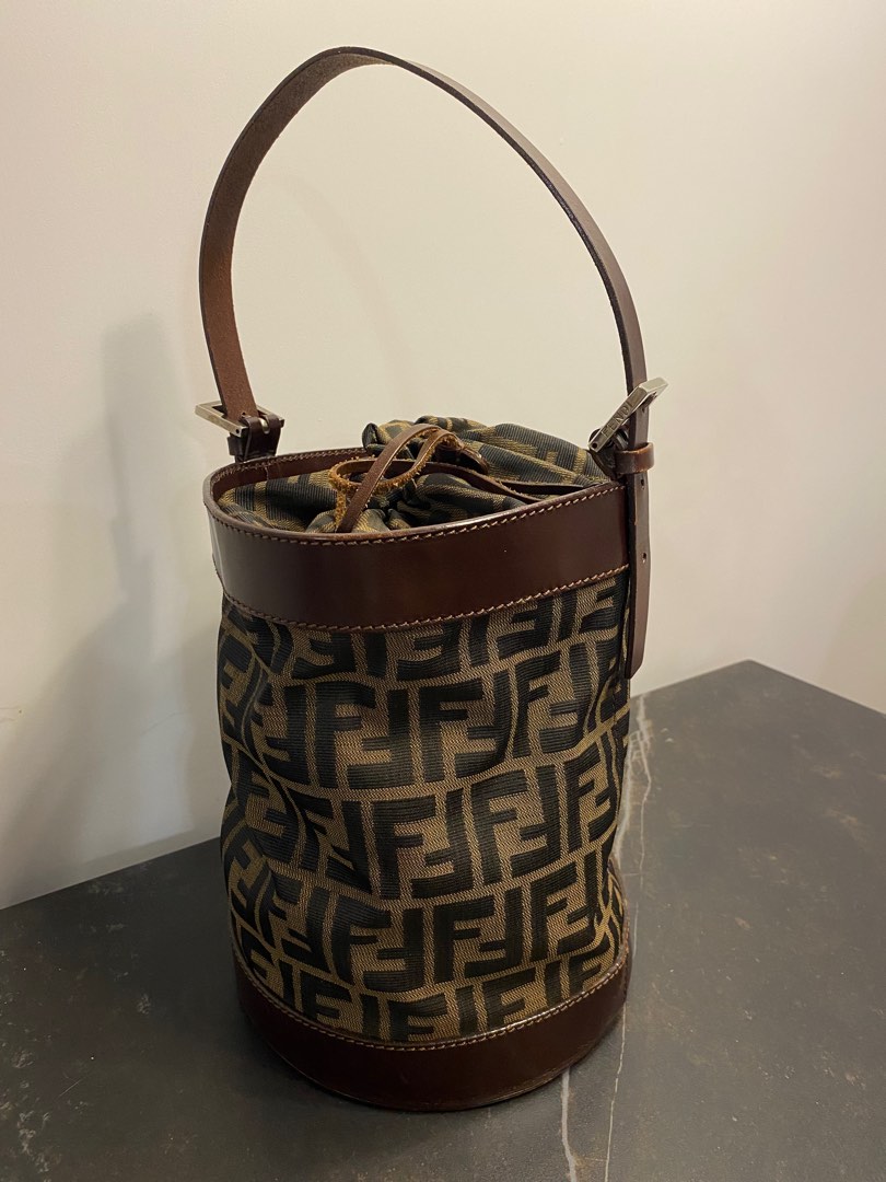 FENDI VINTAGE ZUCCA BUCKET BAG Carousell