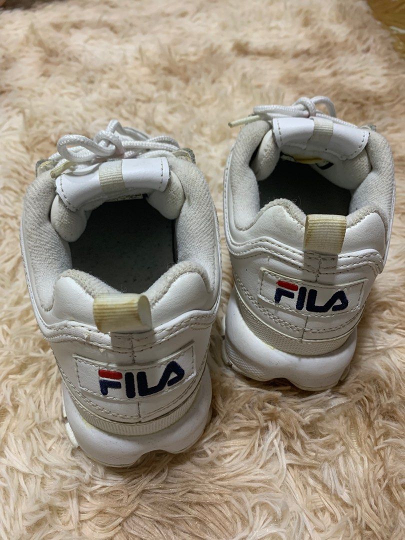 Fila disruptor platform rubber shoes size 6.5 Women s Fashion