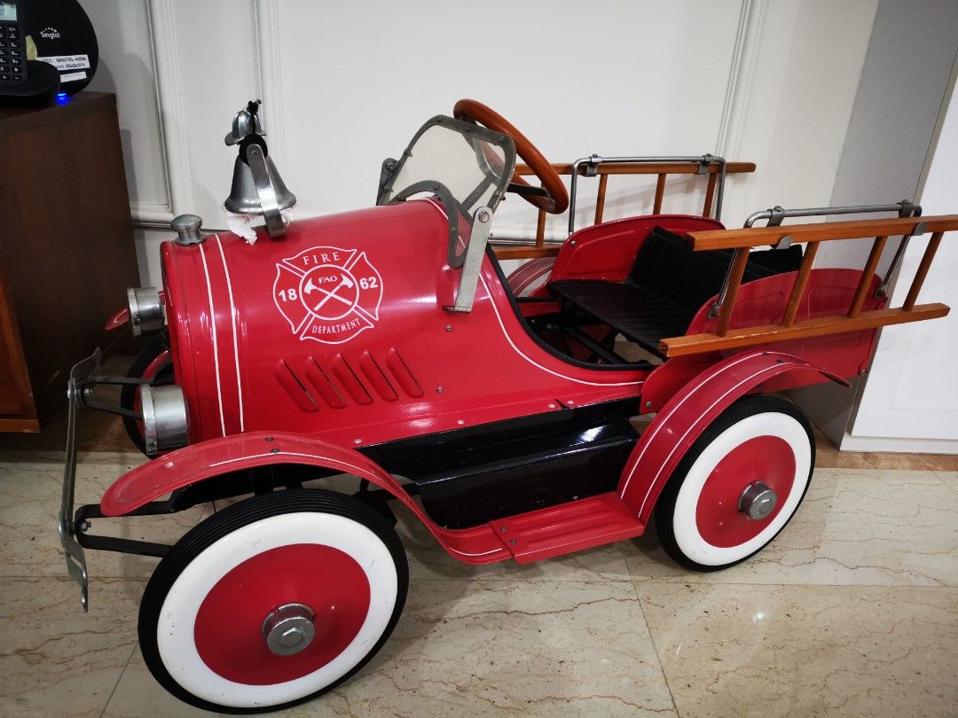 Fire engine pedal car for sale online