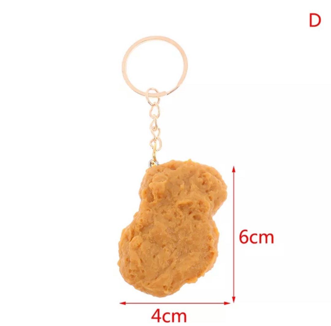 Chicken deals nugget keychain