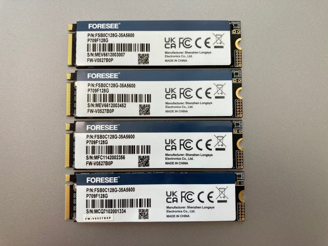 FORESEE P709F128G 128GB SSD M.2 2280 PCIe Gen. 3 NVMe, 電腦＆科技, 電腦周邊及配件 ...