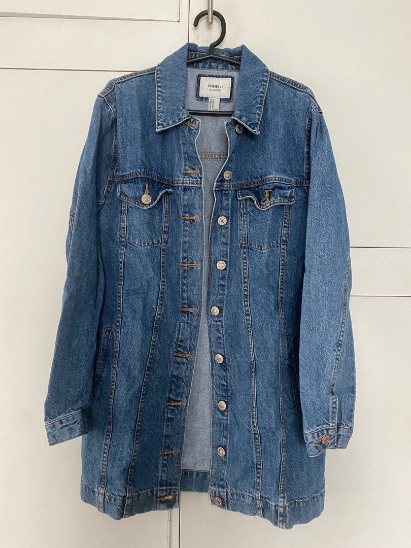 Forever 21 premium denim jacket discount