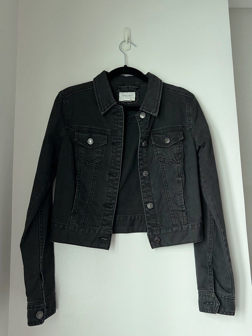 Forever 21 Black Denim Jacket
