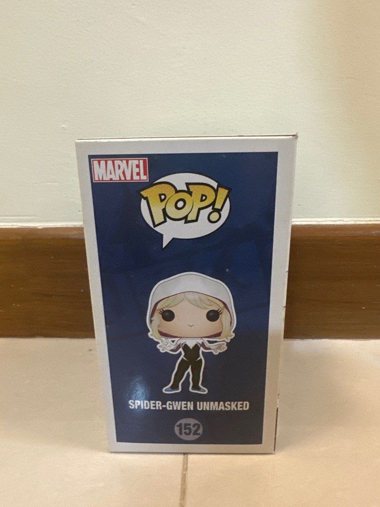 Funko Pocket Pop! Spider-Gwen Unmasked – Porte-Clés Exclusif 4 Cm – Marvel