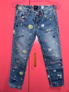 Gap printed jeans - girls size 6