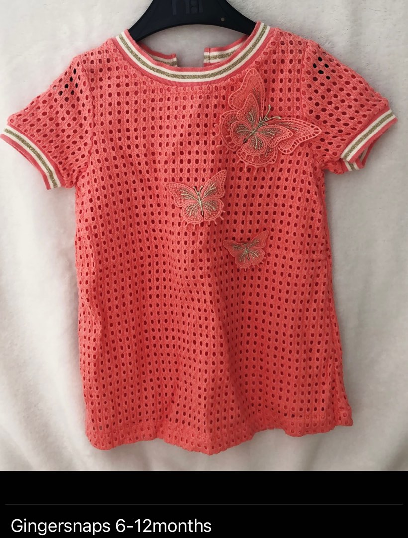 Red baby girl discount shirt