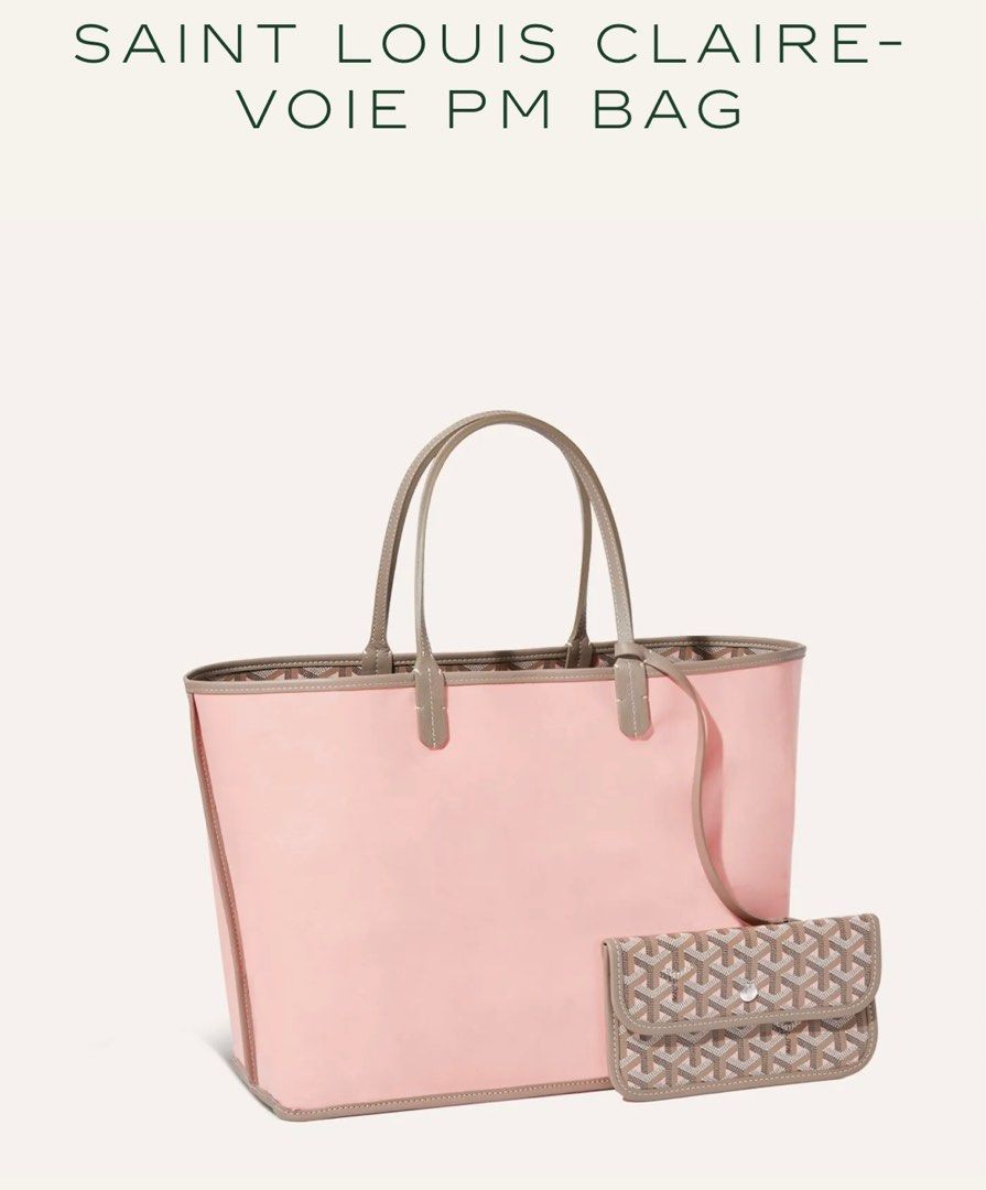 Goyard, Bags, Limited Edition Goyard Claire Voie 222 White Pink