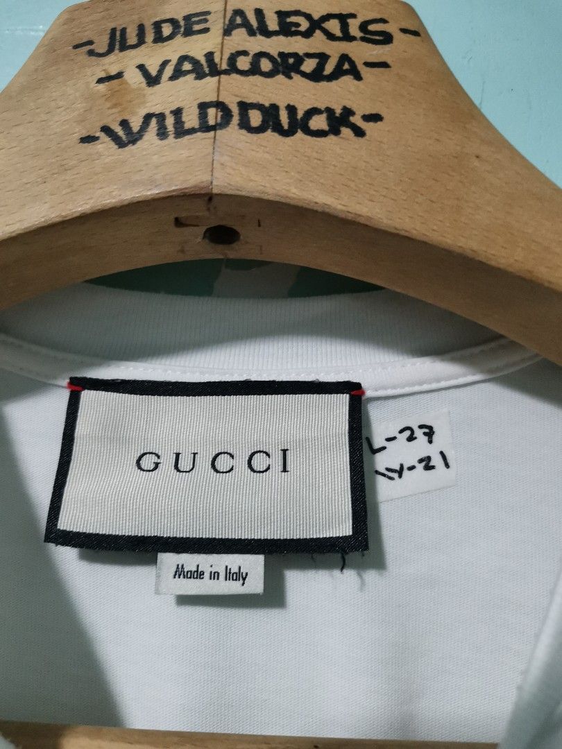 Gucci Apple Double Gg Shirt, Men'S Fashion, Tops & Sets, Tshirts & Polo  Shirts On Carousell