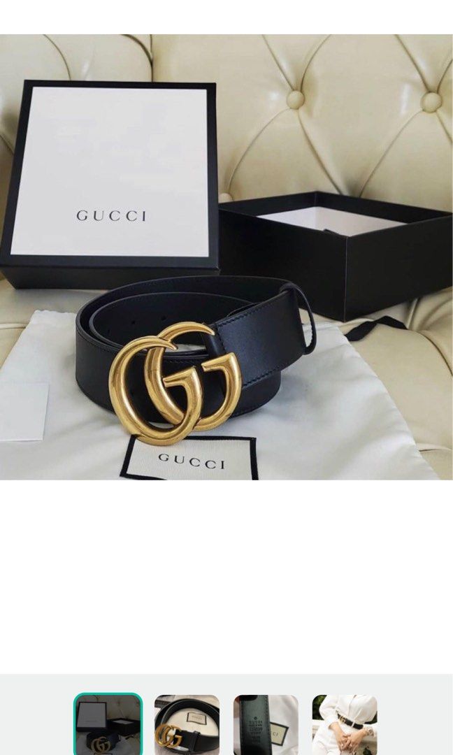 Turun harga DM saja Gucci Belt Barang Mewah Aksesoris di Carousell