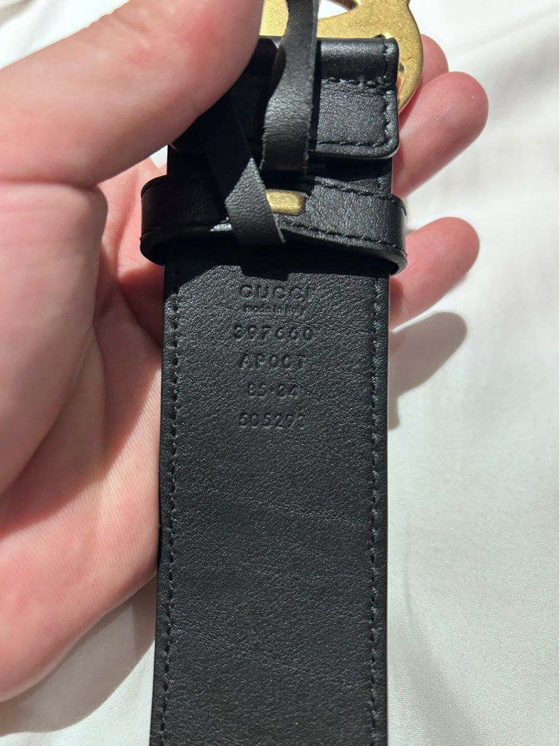Gucci belt sales barcode