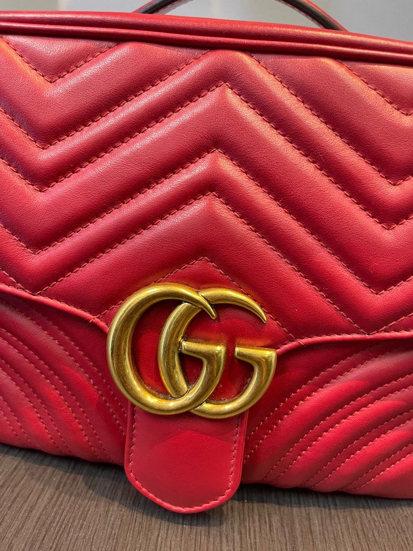 Gucci marmont large red clearance