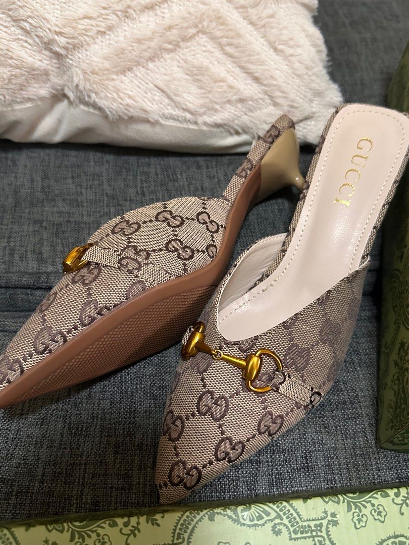 Gucci pointed shop heels