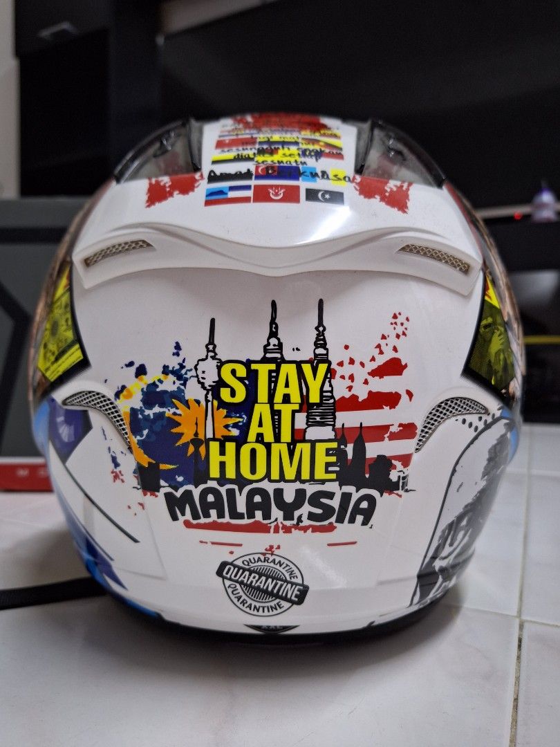 Helmet KYT hellcat frontliner SE 2020, Motorbikes on Carousell